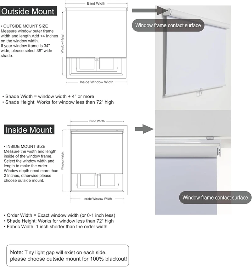 Wholesale Price 100% Blackout Waterproof Double Layers Roller Blinds For Window