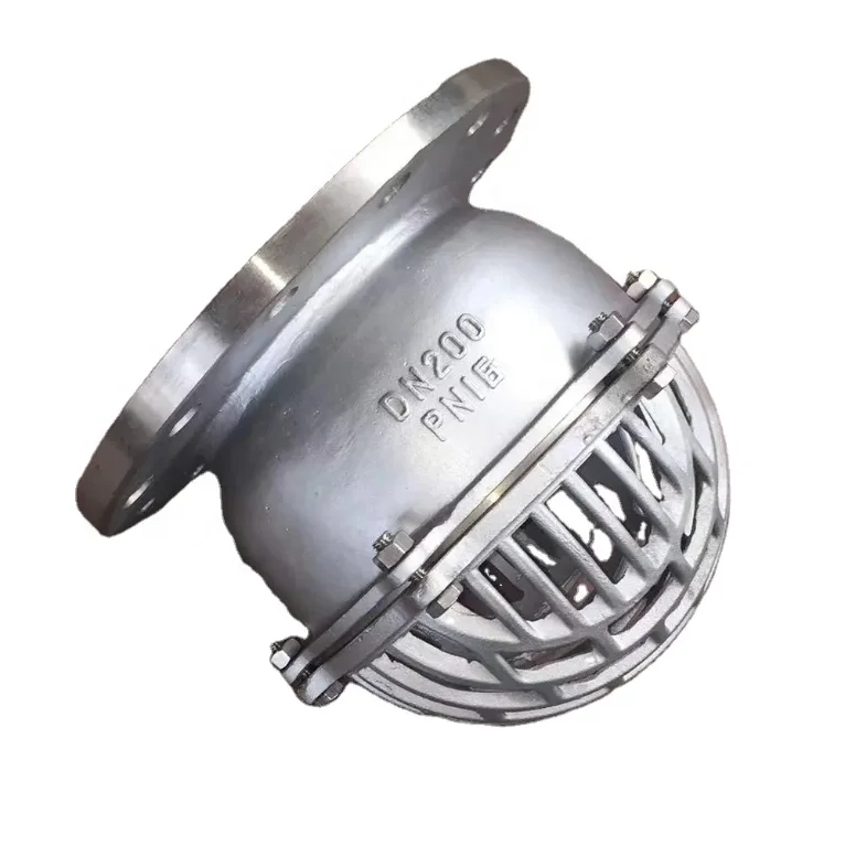 PN10/16 DN40-DN400 фланец из нержавеющей стали нижний ножной клапан чугунный стальной промышленный водяной насос фильтр сетчатый