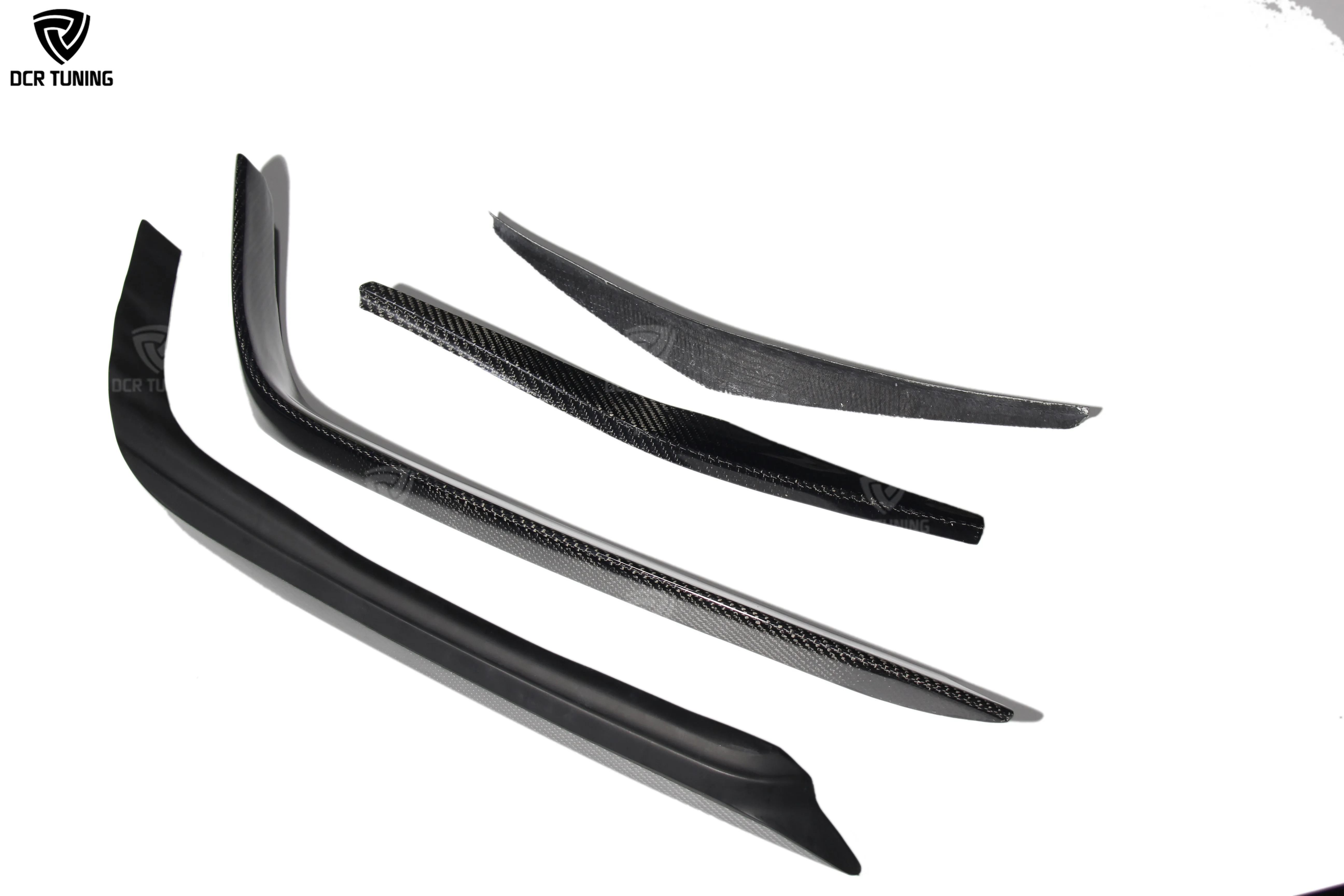 Сплиттер из углеродного волокна для Alfa Romeo Giulia, передний бампер Canard Trims 2015 2016 2017 2018, запчасти из углеродного волокна