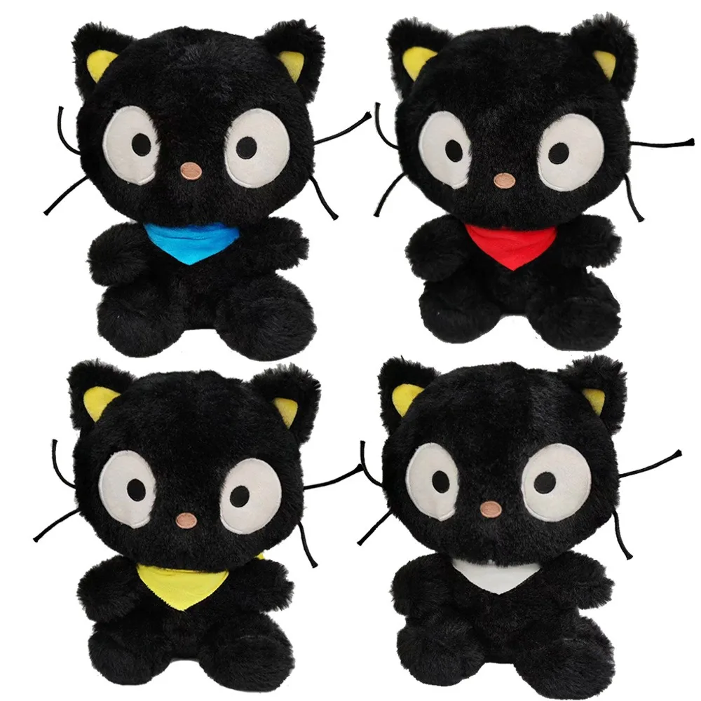 Hot New Product Chocoes Cat Plush Doll Stuffy Kitten Plushies Children Gift Chocolate Black Cat Plush Toy