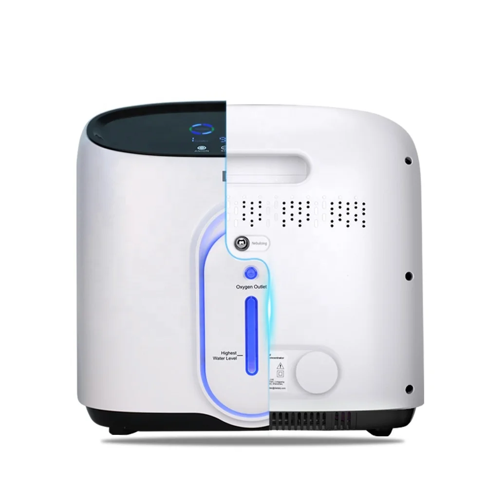 Russia Warehouse Free Shipping DE-Q1W-E 1-8L Oxygen Concentrator,Hot Sale Portable Dropshipping Oxygen Machine
