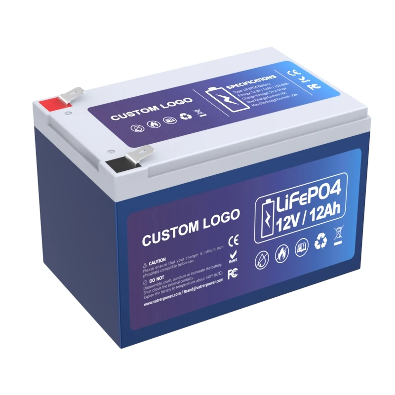 LiFePO4 Prismatic 12V 12AH Lithium Ion 12 Volt Battery 12v Lithium Battery Lifepo4 Battery 12v 12ah