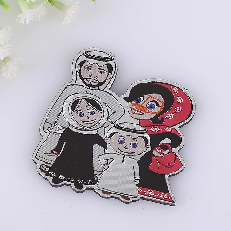 
Colorful Unique Design Souvenir Rectangle Fridge Magnet 