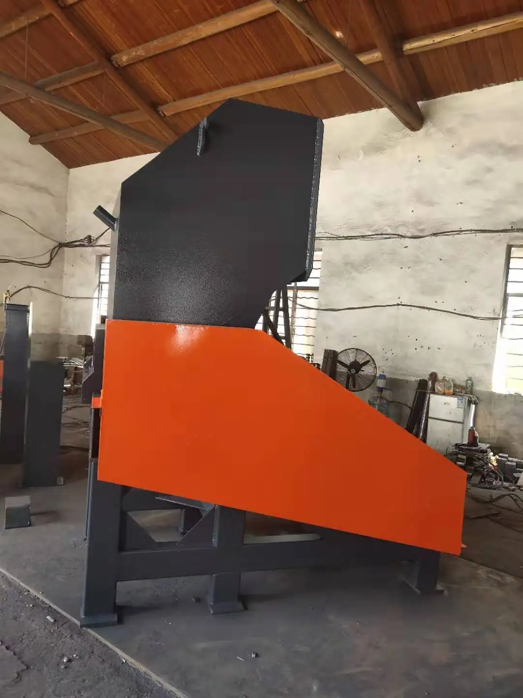 Heavy Duty PVC Pipe Crushing Waste Plastic Film Bottle Crusher Shredder Machine