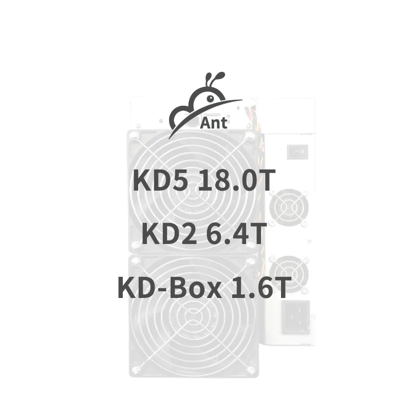 High profit goldshell KD series used asic KD5 18th/s KD2 KDBOX With power supply 2250W KD5