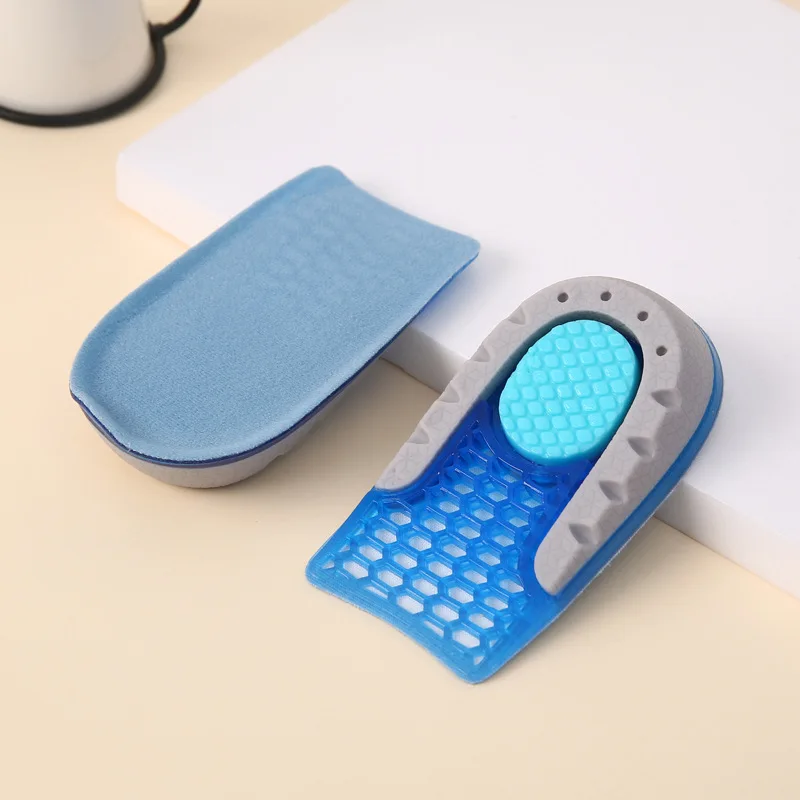 Height Insoles For Feet Height Increase Templates Women Men Silicone Gel Heel Cups Pad Growing Sole Elevator Shoe Insert#XD-18
