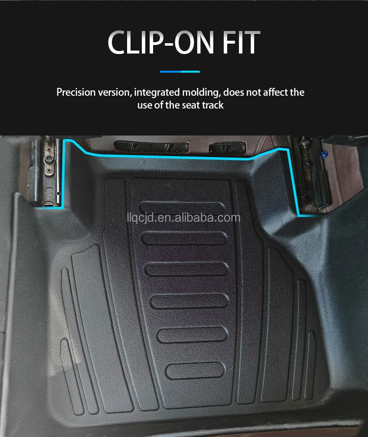 Hot Selling Non Slip 3D TPE Car Floor Mats   Carpets Auto Accessories Audi A4L Special foot pad