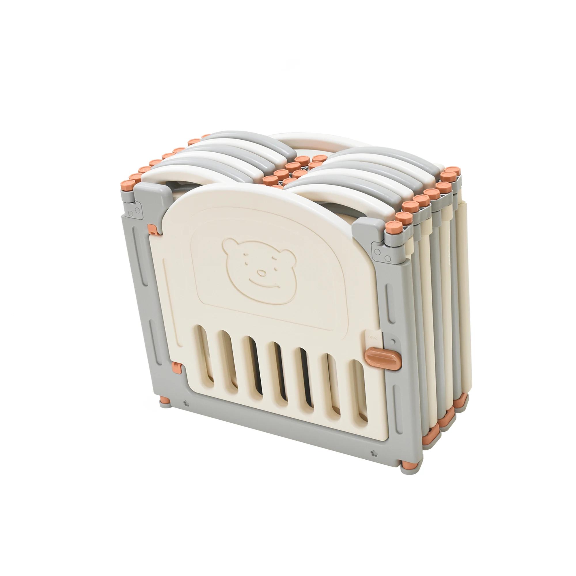 ABST Baby playpen infants safety fence foldable portable play yard home indoor activity center