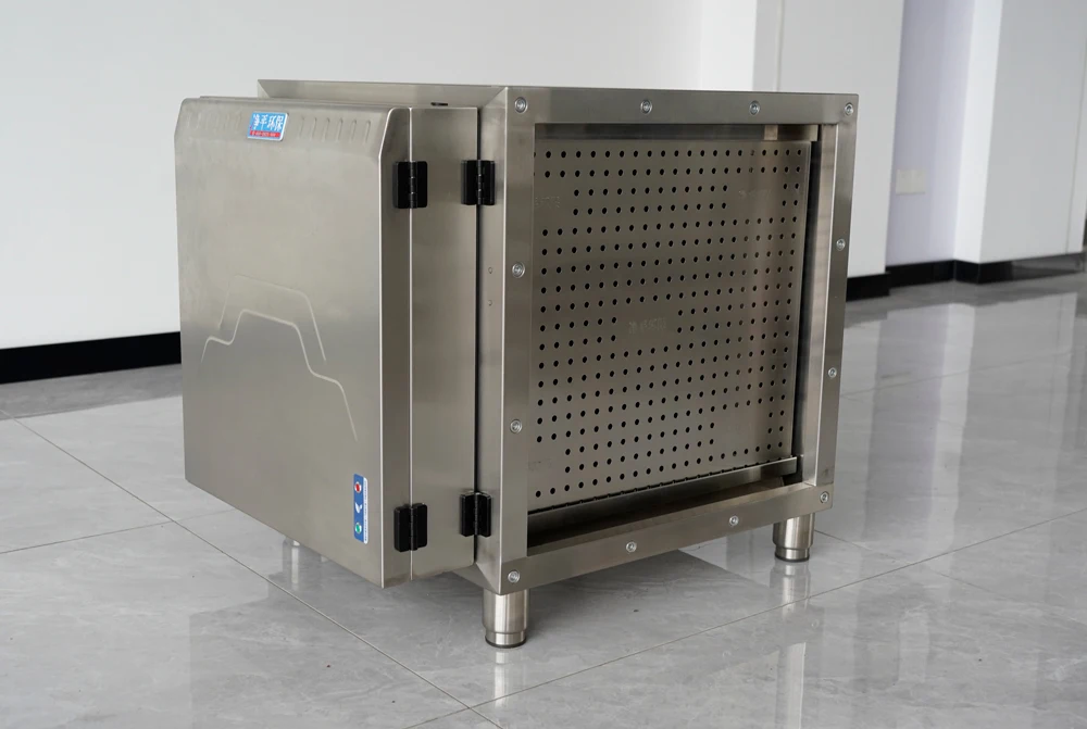 4000 CMH 80W Commercial Kitchen Cooking Smoke Electrostatic Precipitator with UV-C Filter Built-in