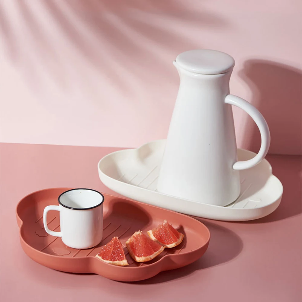 
Kitchenware Lovely Shape Fruit Tray Plate Vegetable Container, New Product Nordic Style Irregular Household Vegetable Plate 