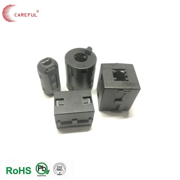 Rohs ISO9001 NiZn ferrite clamp core  6.5mm/7mm/8mm/9mm ferrite cable core