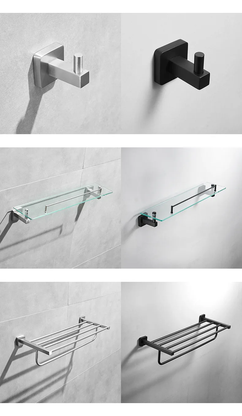 SUS304 из нержавеющей стали крючок для халата настенный набор аксессуаров ванной комнаты крепкий держатель