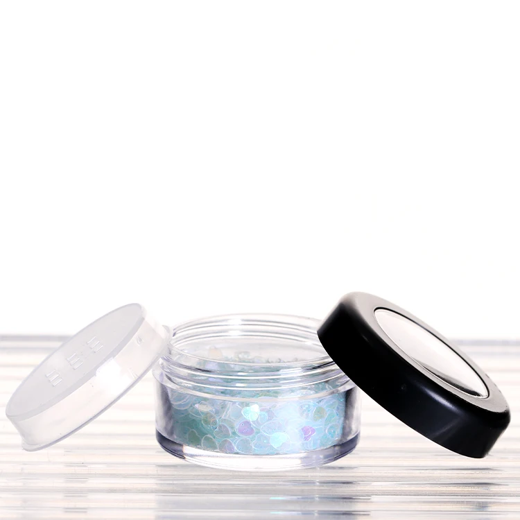 3g 5g 10g transparent dry food fruit pet cosmetic jar cover plastic sealing discs for cream