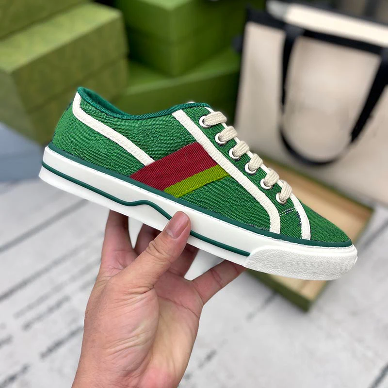 Multicolor Rhyton Designer Top Quality Tennis 1977 Shoes Luxury Famous Brand Women Wholesale Embroidery Stripes Sneakers