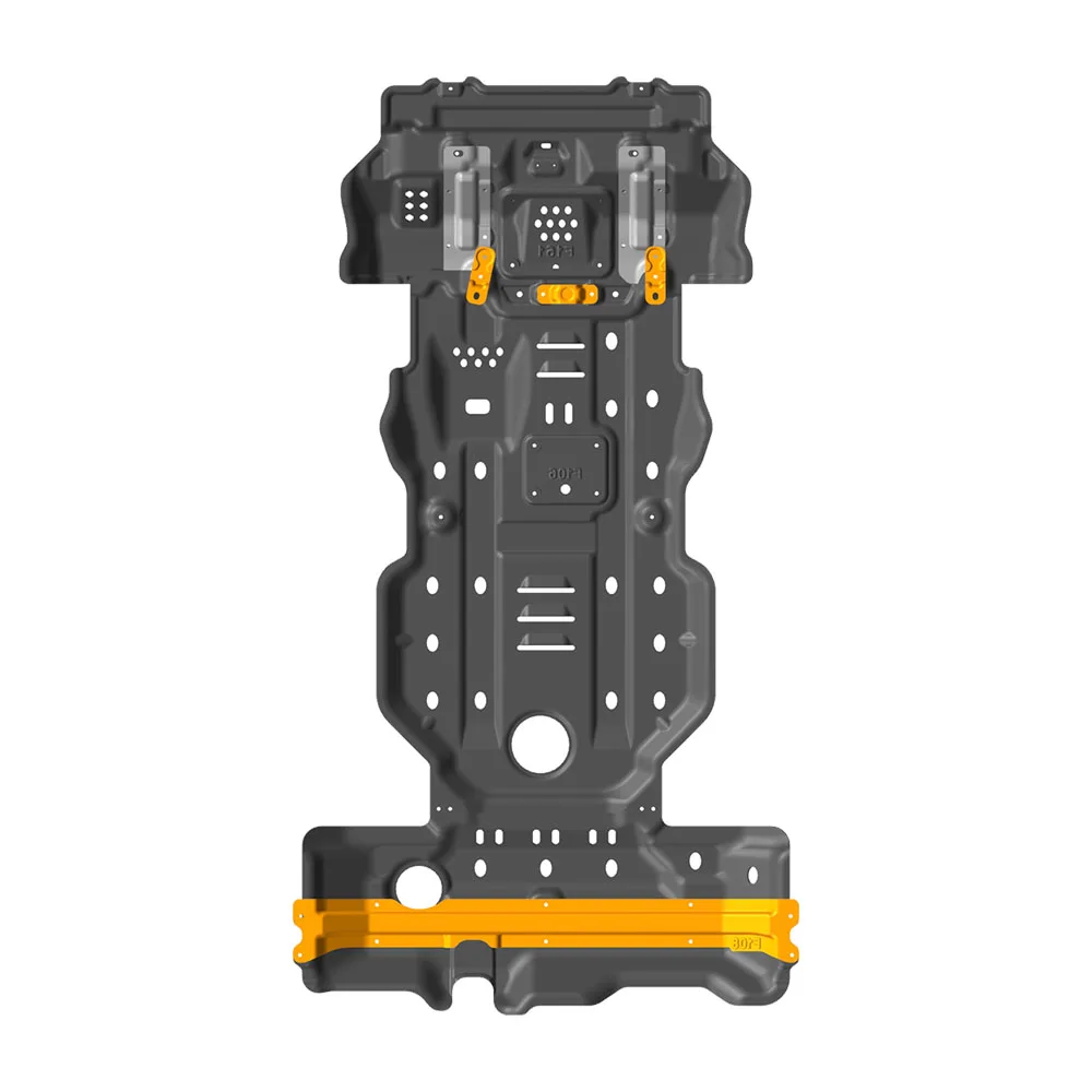 Body Parts Lower Underbody Guard Aluminum Alloy Prado LC120 Engine Cover Full Skid Plates for Toyota