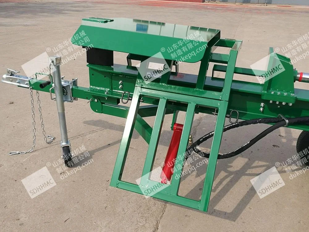 Factory Offer 50Ton Diesel Engine Powered Wood Log Splitter With Hydraulic Lift Arms