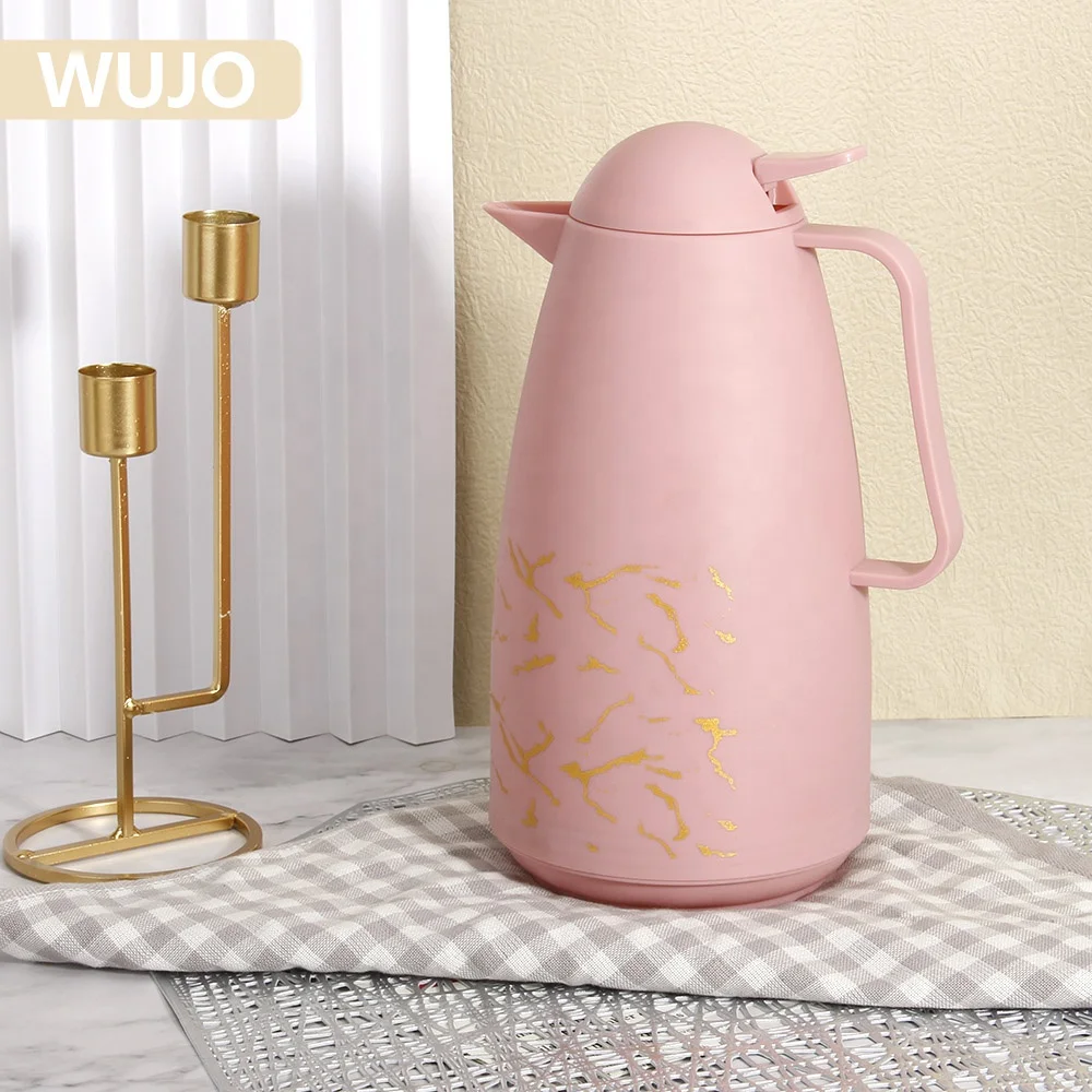 Производитель низкая цена 1 л бесплатный образец 24 часа горячая холодная пластиковая термоизолированная Арабская вакуумная колба внутреннее стекло