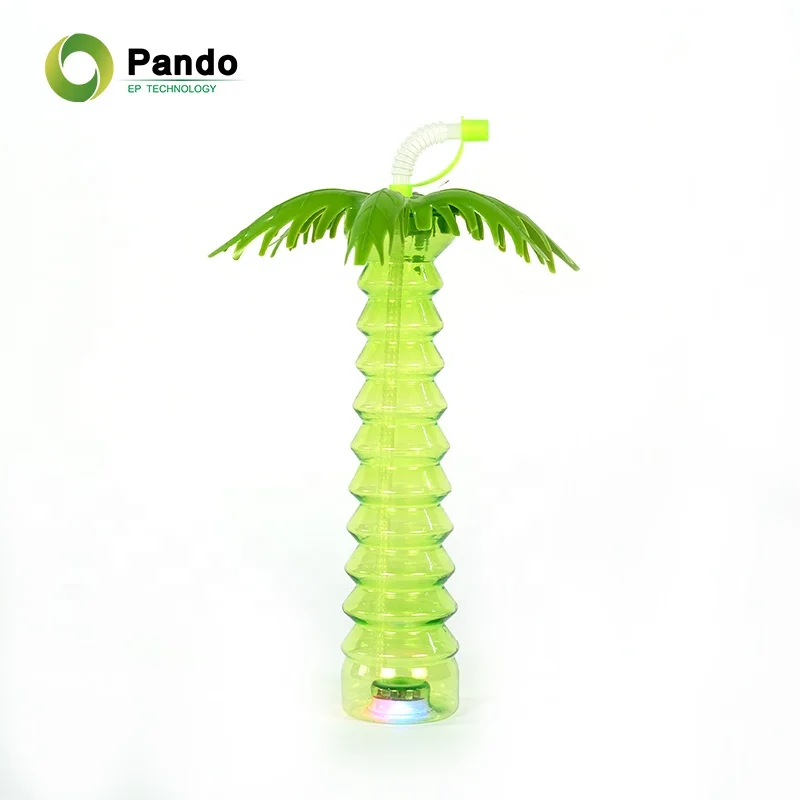 Crazy Drinking Beverage Juice Led Palm Tree Lights Yard Slush Party Milk Tea Cups