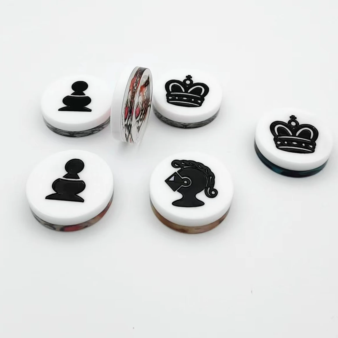 Wholesale Table Game Chess piece CUstom Acrylic Token