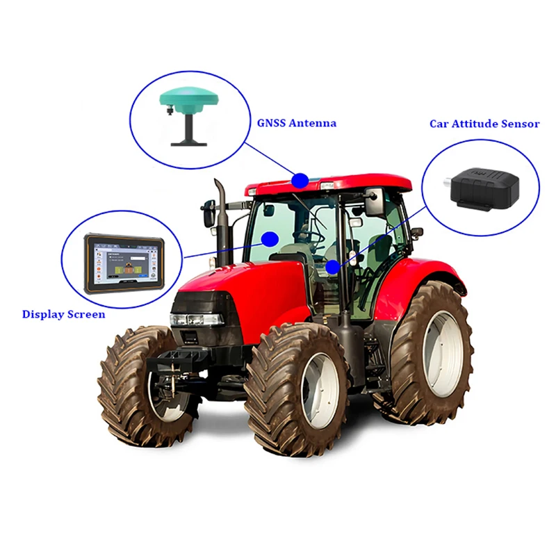 Huida Tech Hd408 Sistema De Piloto Automatico Para Tractor Piloto Automatico Sistema De Direction Automatico Gps Agricultura