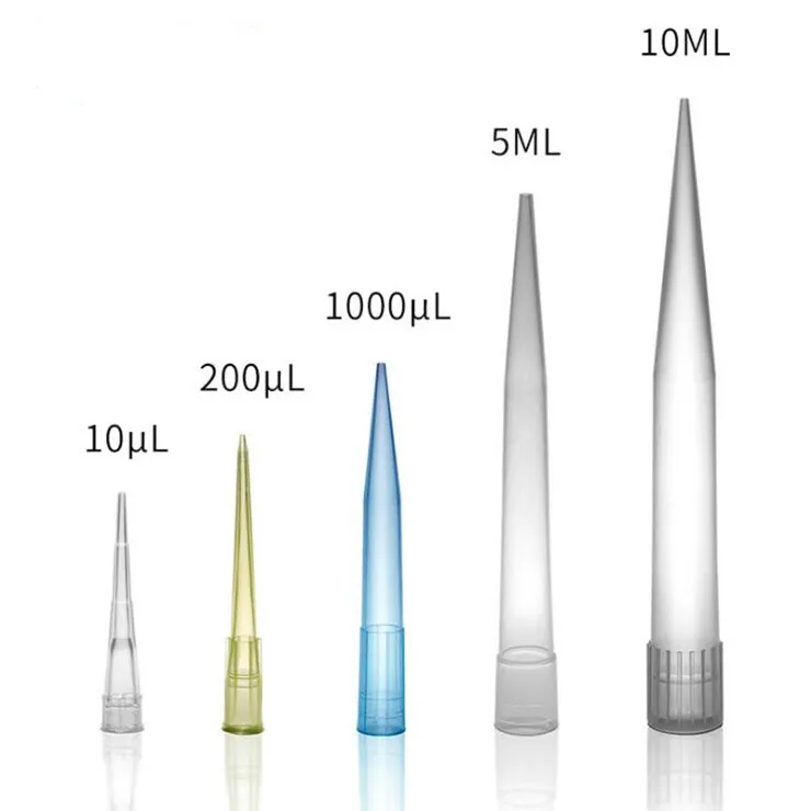 10ul/200ul/300ul/1ml/5ml/10ml lab use disposable pipette tips (1600340636440)