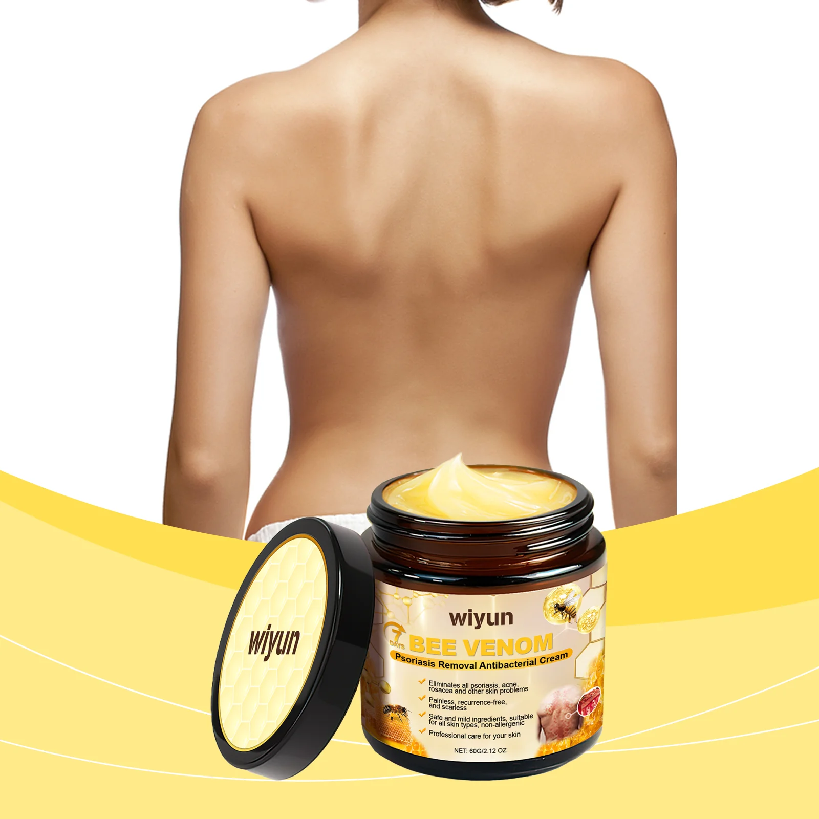 Bee Venom Psoriasis Antibacterial Cream Effective Skin Cream Gentle Original Skin Cream