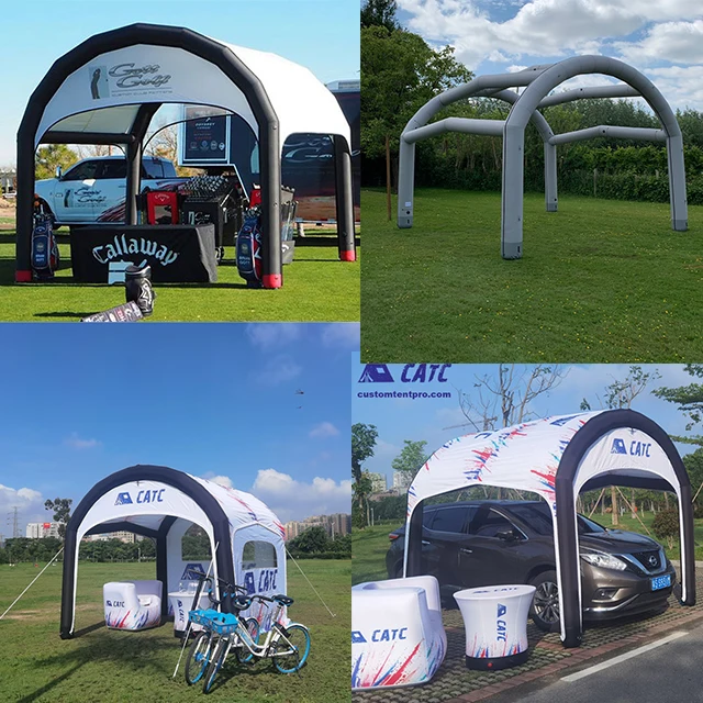 CATC Sun Shade Canopy Gazebo Inflatable Dome Air Tents for Camping Racing Event Supply Air Tunnel Shelter