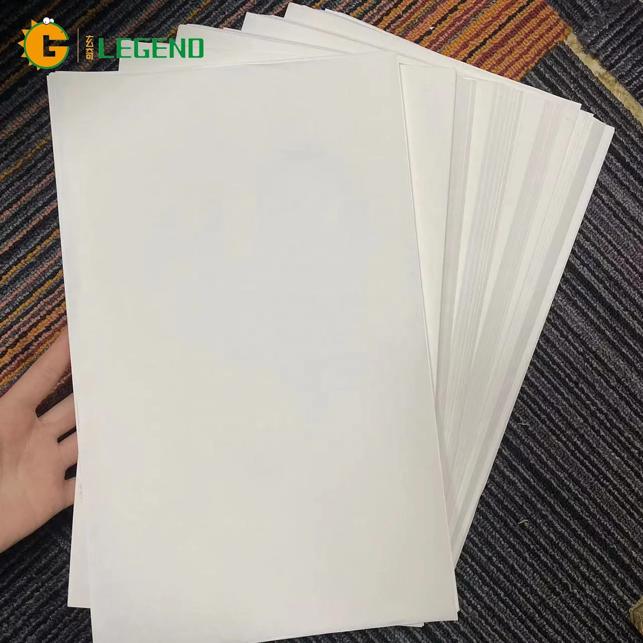 GDLEGEND 45g 100pcs bond paper A4 embedded security UV invisible fibers cotton rag paper