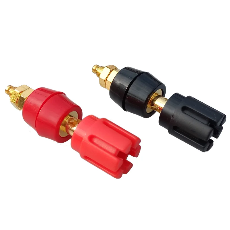 speaker amplifier terminal binding post terminal female banana socket nickel plating