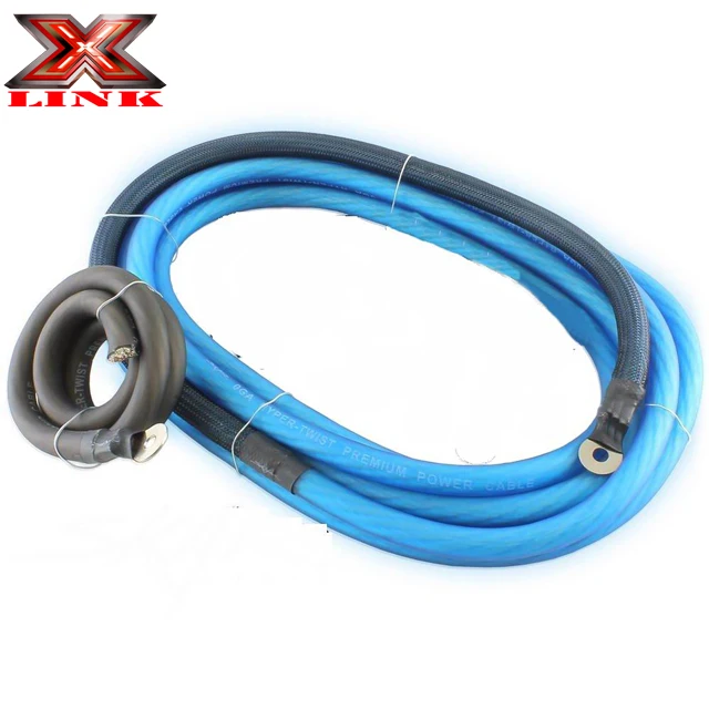 Комплект автомобильных аудиокабелей калибра 0 2 4 6 8 awg