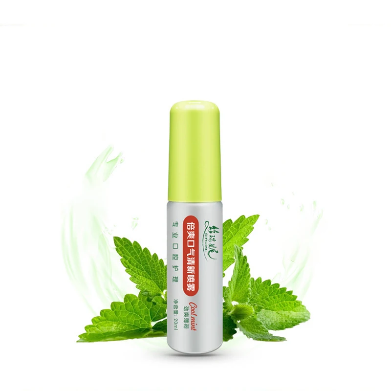 Portable packaging fresh breath mist mint mouth