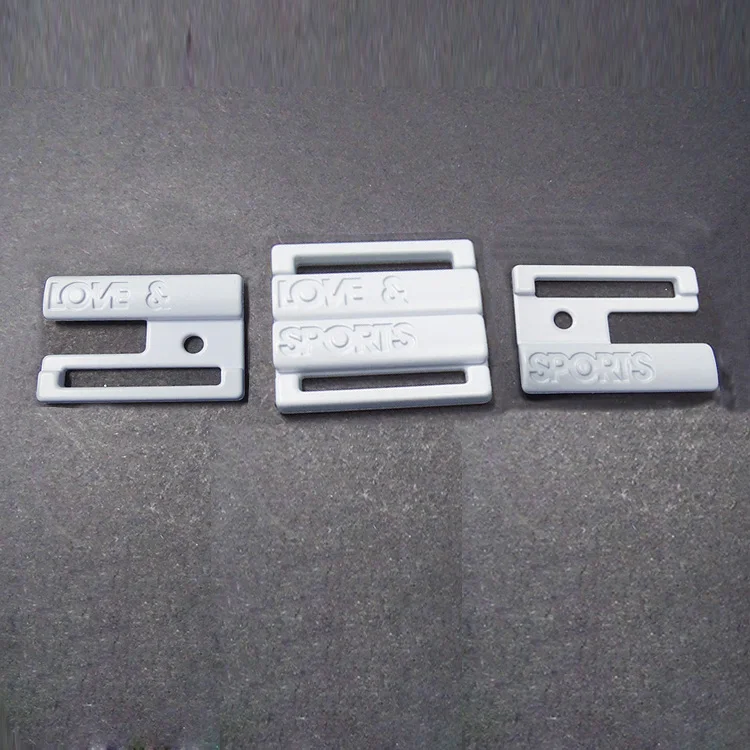 Underwear Accessories Design Logo Strap Adjustable Bikini  Connectors Swimwear Closure Clasp Custom Belt Buckle