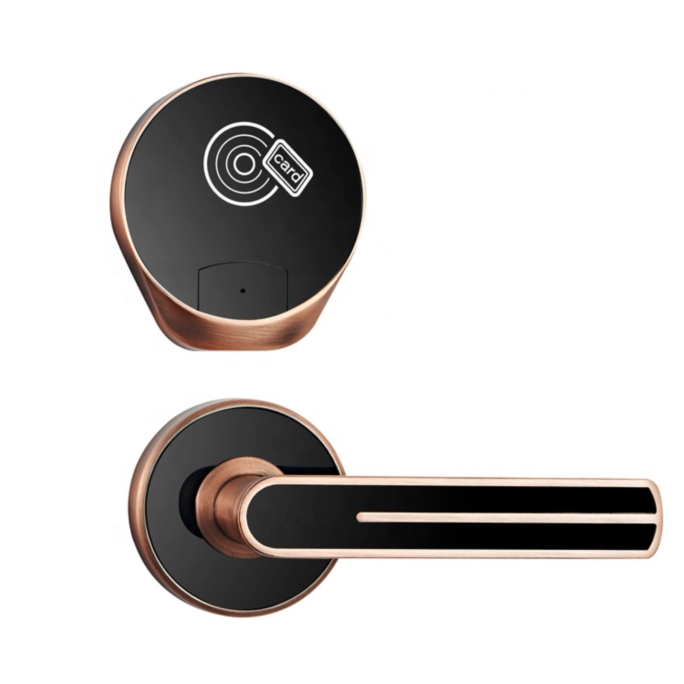 Smart electronic RF Card keyless Security Separation Door Lock for Hotel RFID Access Control Free System