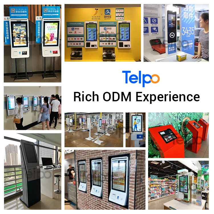 wall mounted bill pay order machine self service mcdonalds restaurants interactive kiosk