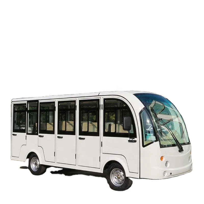 
14 сидений, закрытый электрический шаттл-автобус, левый или правый руль, с кондиционером, солнечная панель, гибкий на заказ 