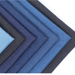 high quality wholesale 6oz cvc cotton polyester elastic stretch spandex denim fabric jean fabric