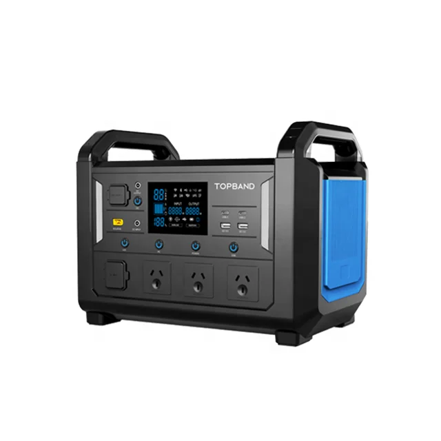 AC110V 220V 12V Output Li-on Mini 1200W Backup Power Generator