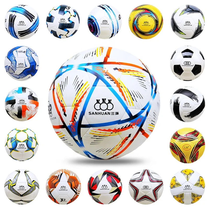Sanhuan  whole sales high quality thermal bonded football custom soccer ball