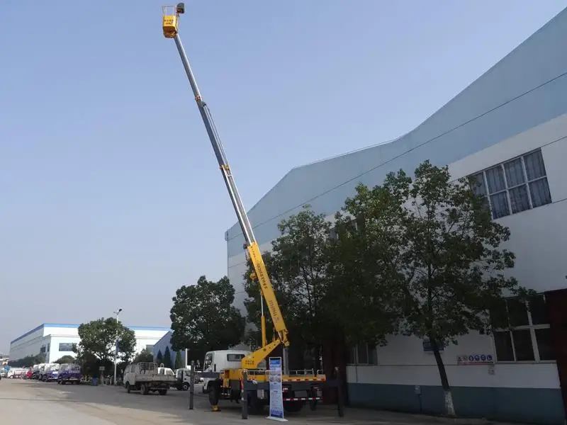 
Japanese brand 29m 30m aerial platform truck vehicle mounted telescopic ladder 