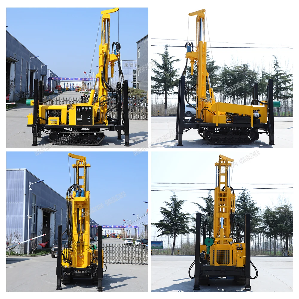 Hengwang HQZ-260L china borehole 200m воздушный компрессор буровая установка для бурения камней