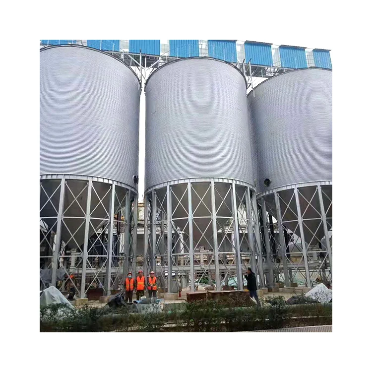 
China manufacture grain silo cattle feed storage silo in animal feed line 