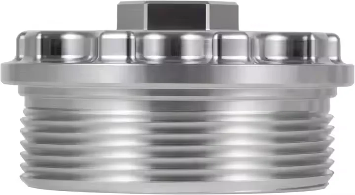 Крышка топливного фильтра из алюминия изготовленная на станке с ЧПУ для дизельных двигателей Ford Powerstroke 2003-2007 заказ