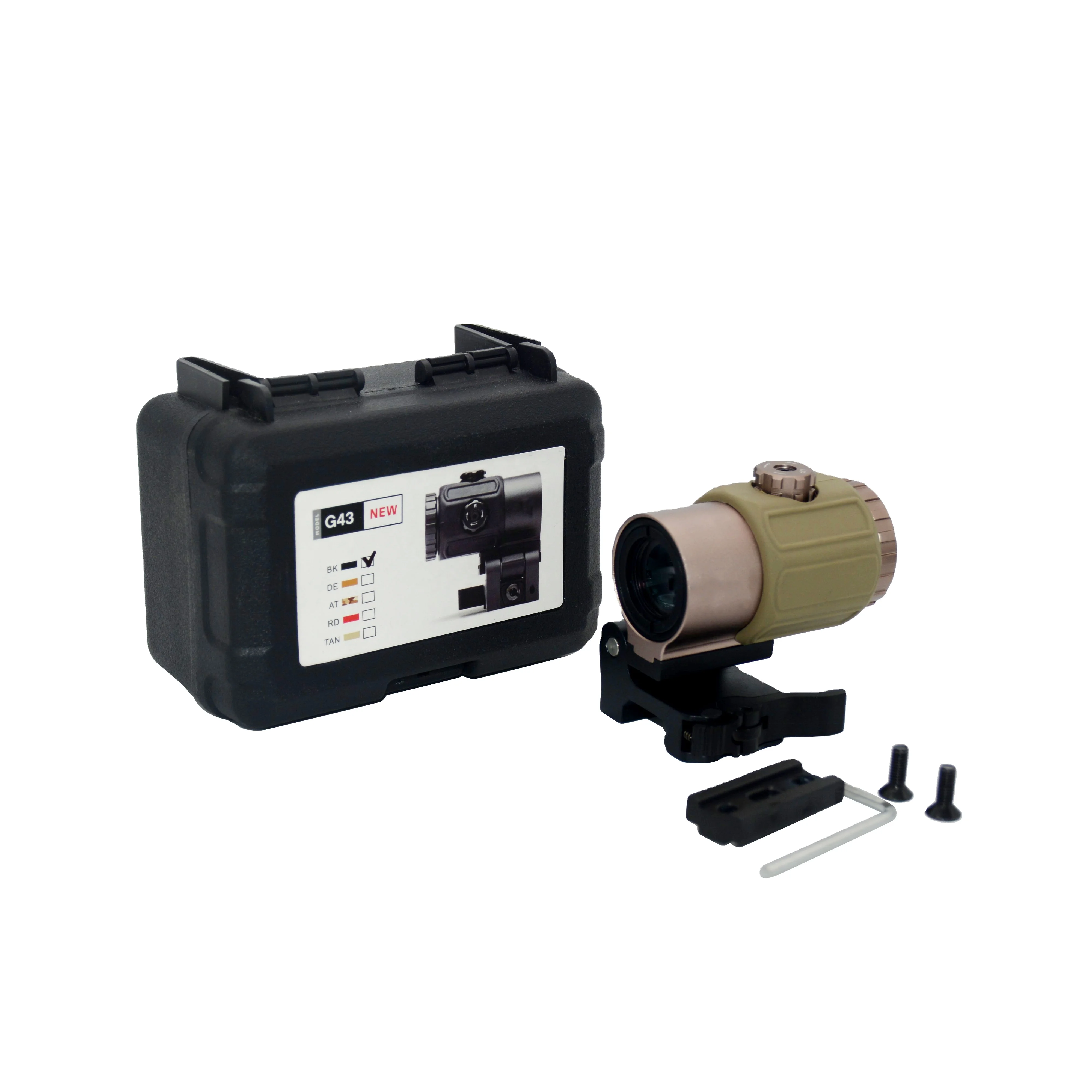 3X Magnifier Sight G43 Scope With Switch to Side Quick Detachable QD Mount Apply Red Dot Sight 558