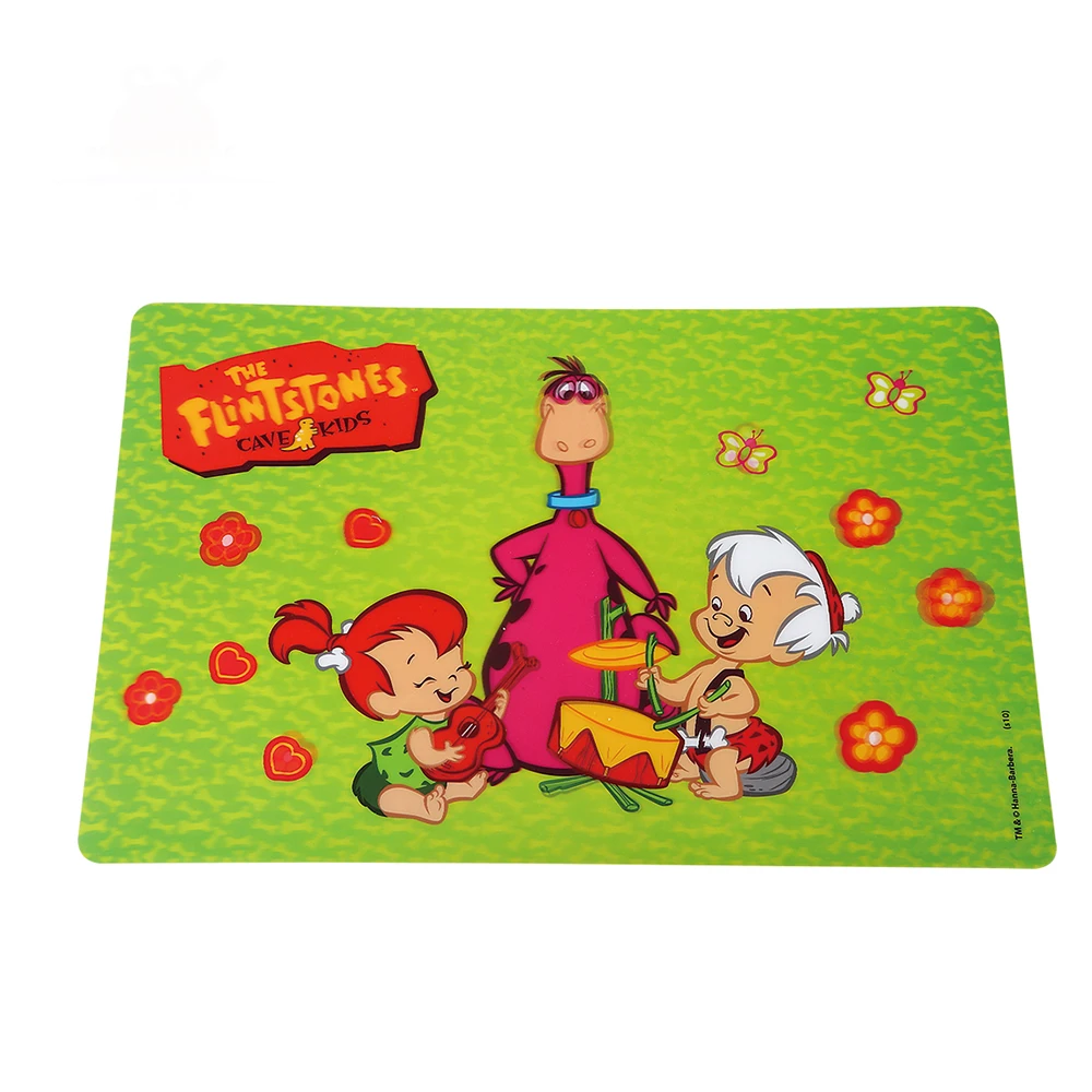 
Hot sale wholesale kids magnetic mdf harman coffee under custom printed pp table mat cartoon plastic 3d placemat 