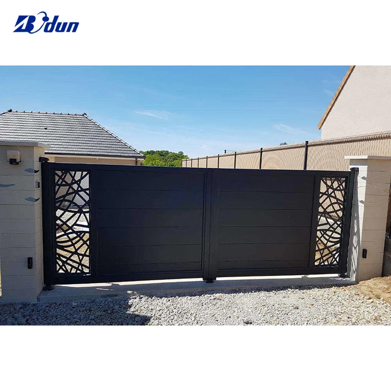 entrance driveway house gates aluminum security gates outdoor for villa company farm garden