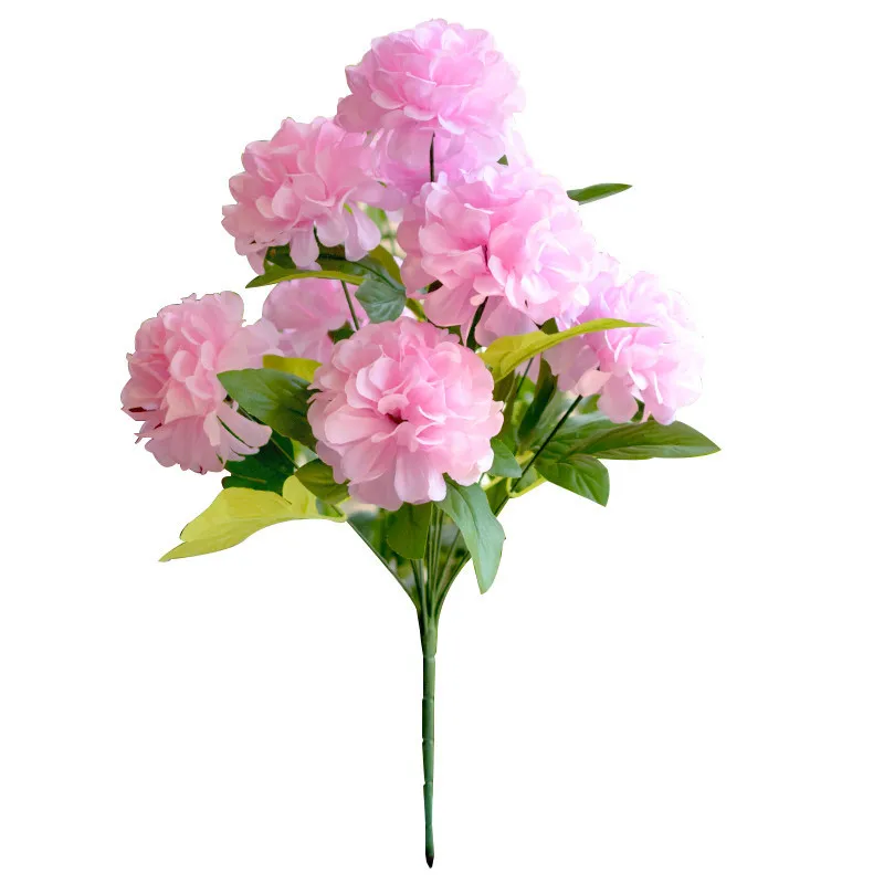 wholesale artificial  flower artificial flower bouquet peony artificial flower stick Chrysanthemum