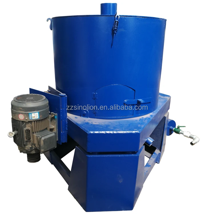 High quality small gold refining gold centrifuge machine to connect with trommel screen