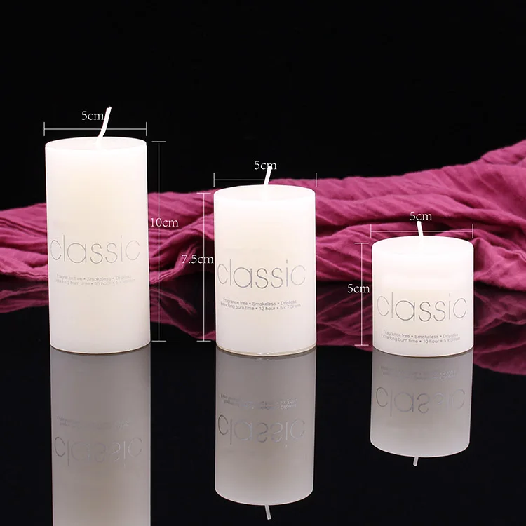 
Wholesale 2x2 inch Religious Activities Votive White Pillar Candles 