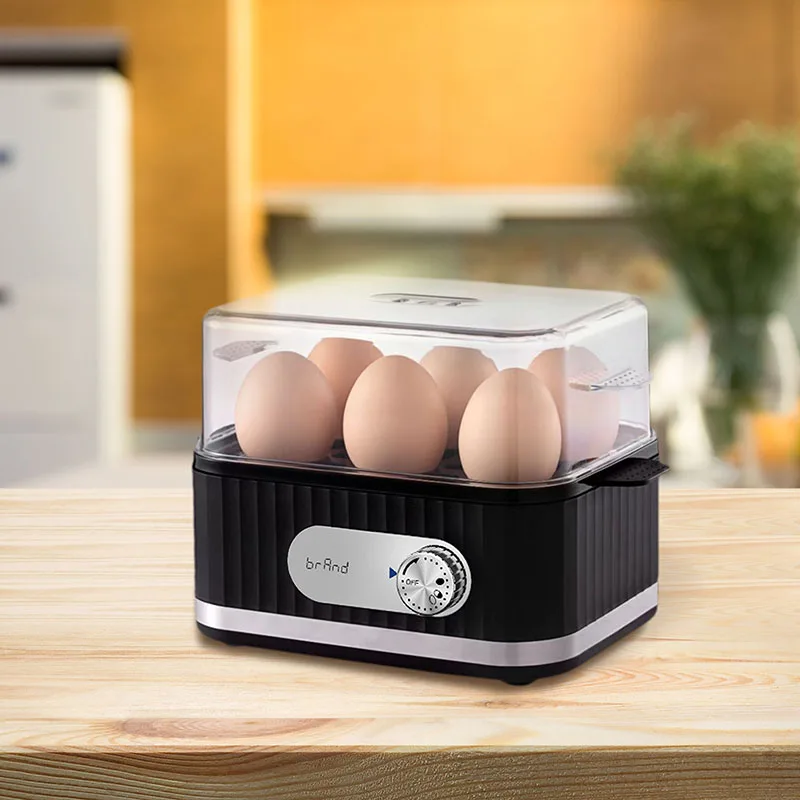Rapid Egg Cooker Electric 1 to 6 Eggs Capacity, Soft, Medium, Hard Boiled,  Egg Poacher With Auto off