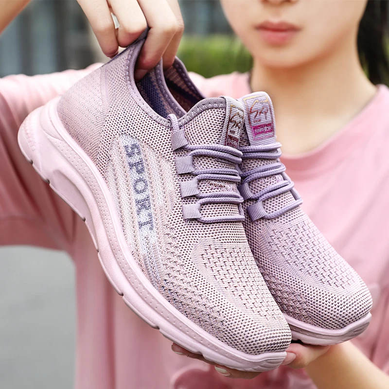 G-3601 Non slip lace up walking sneakers gym sport running women sports shoes for women flat shoes sport shoes sneakers